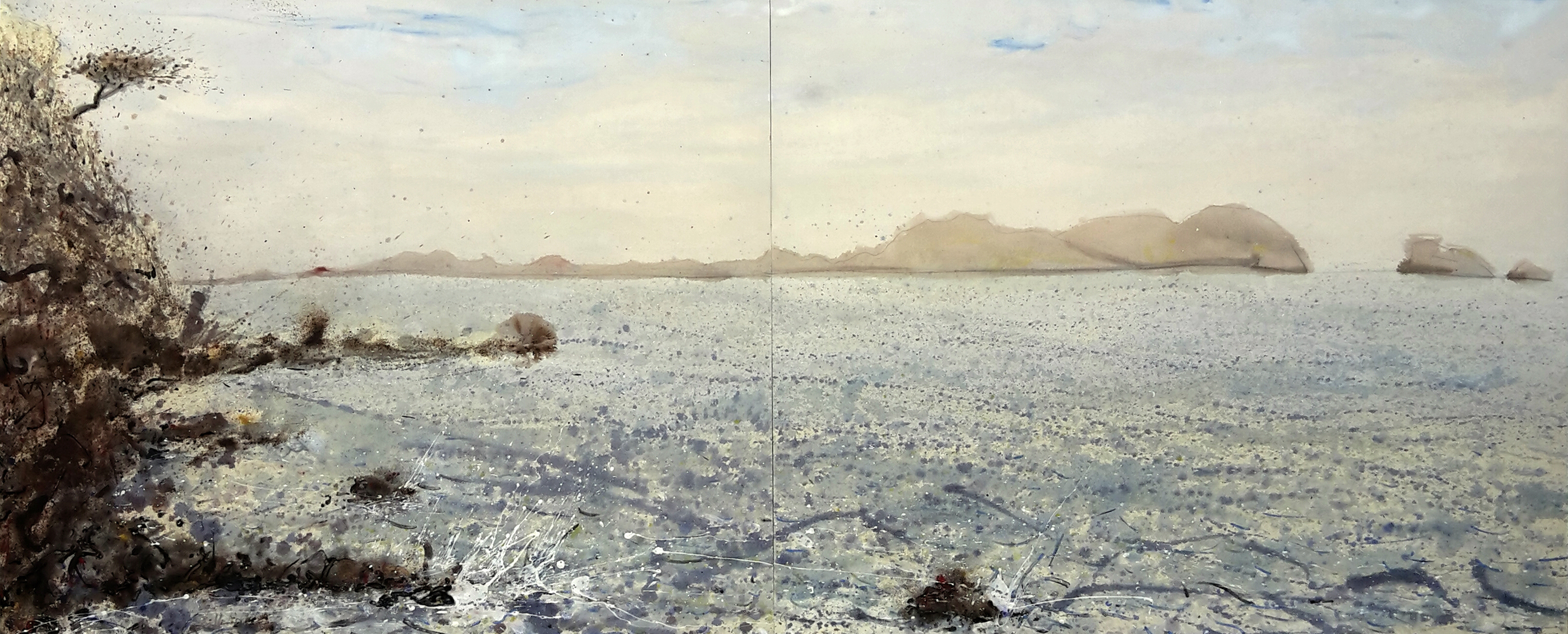 144x342cm mixta sobre tela $5000