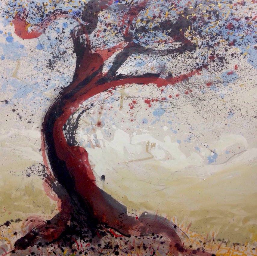 145x145cm mixta sobre tela $2000