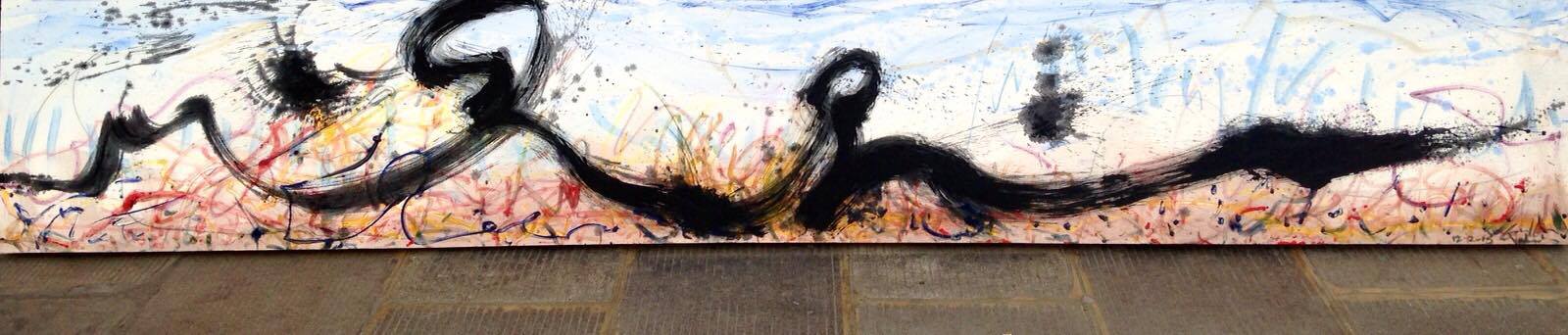 60x360 mixta sobre tela $4500cm